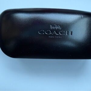 Coach Dark Black Sunglasses Case
